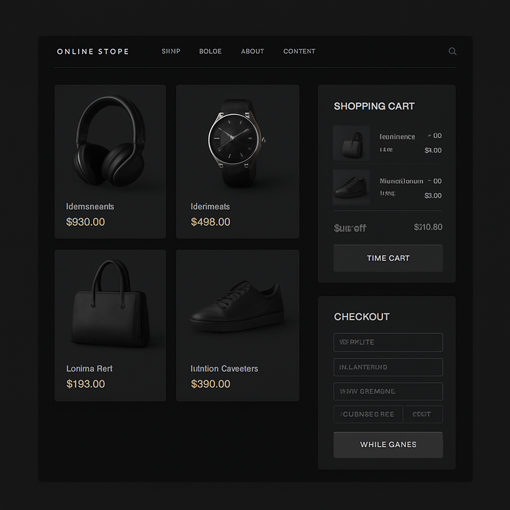 E-commerce Store Template preview
